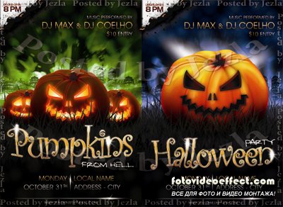 GraphicRiver - PSD Halloween Flyer Template