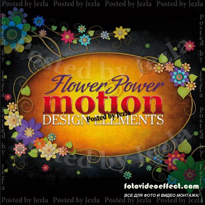  - Flower Power Motion Design Elements
