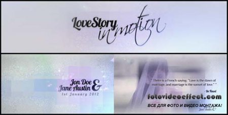 Videohive After Effects Project - Love Story - In Motion