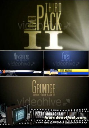 Lower Third Pack Vol 2 (Project AE VH HD)