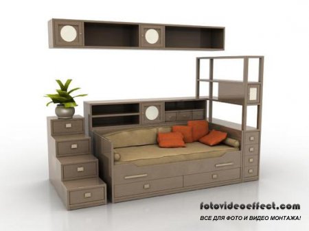 3D Models. Furniture for Children /    - 3D Max 2009