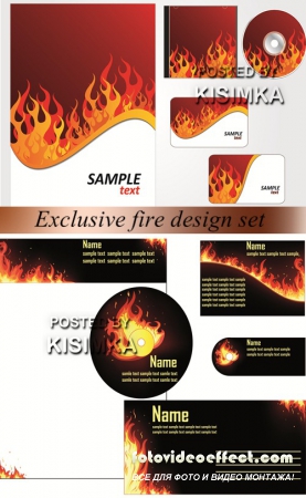 Stock: Exclusive fire design set