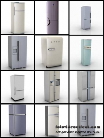 3D Models. refrigerators for homes and apartments