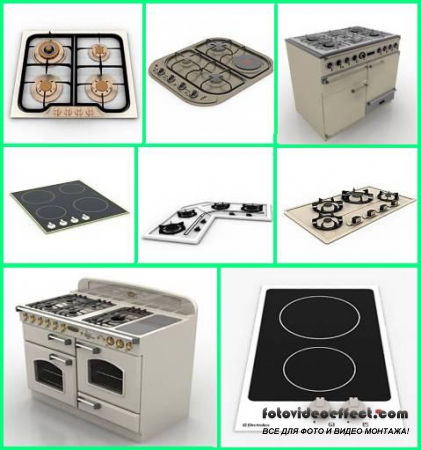 3D Models. cooking stoves