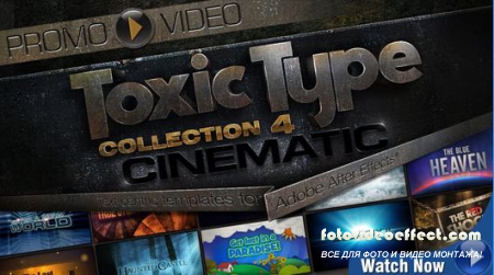 ToxicType: Collection 4 - Cinematic (for After Effects)