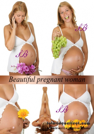 Stock Photo: Beautiful pregnant woman 2