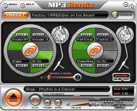 MP3 Remix Plus 3.706 For WMP Winamp