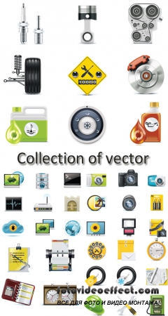 Stock: Collection of vector elements and icons