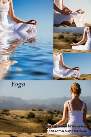 Stock Photo: Yoga and meditation