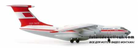 3D Model plane IL 76TD