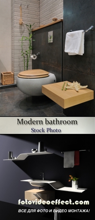  Stock Photo: Modern bathroom 5
