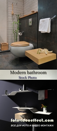  Stock Photo: Modern bathroom 5