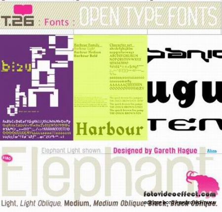 T.26 Type Foundry of Fonts