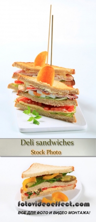 Stock Photo: Deli sandwiches
