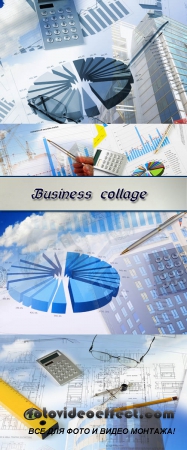  Stock Photo: Business collage 3