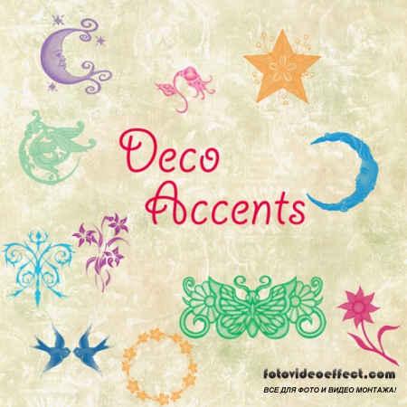 Deco Accents Brushes Set for Photoshop