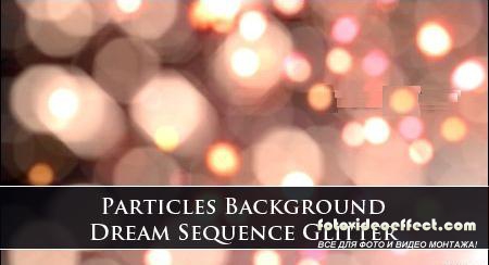 Particles Background Dream Sequence Glitter