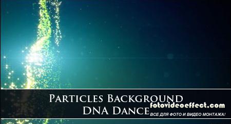 Particles Background DNA Dance