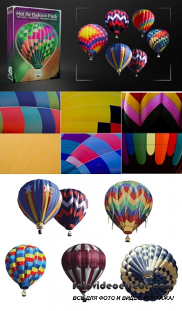 Hot Air Balloon Pack Textures, Images, Vectors and Photoshop Brushes