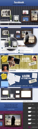 Room Facebook Timeline Cover Template for Photoshop