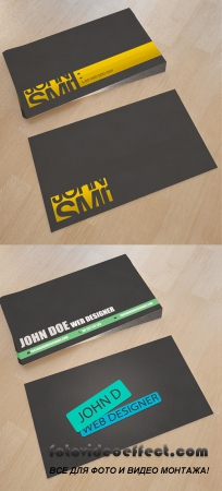 Web Design Business Cards For Photoshop