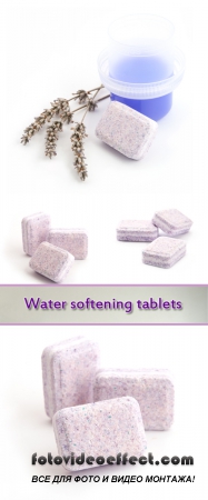 Stock Photo: Water softening tablets