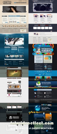 Web Templates Psd Pack 4 For Photoshop