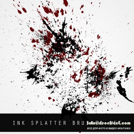 Ink Splatter Brushes for Photoshop