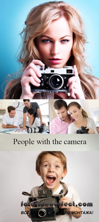  Stock Photo: People with the camera