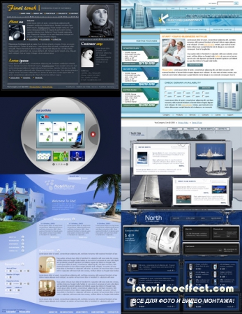 Web Templates Psd Pack 16 For Photoshop