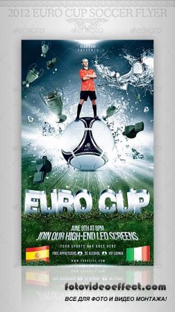 2012 Euro Cup Flyer Template