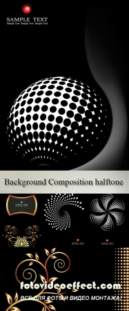 Stock: Background Composition halftone
