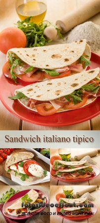 Stock Photo: Traditional Italian sandwich taco