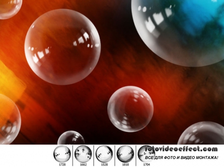 5 Soap Bubble Brushes set