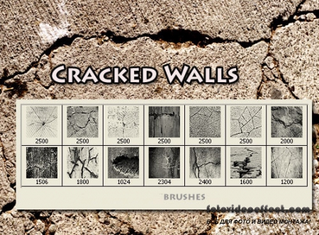 Cracked  Wall Brushes