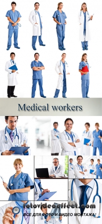 Stock Photo: Medical workers