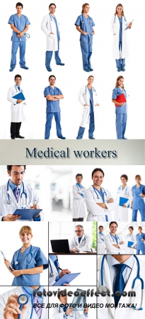 Stock Photo: Medical workers