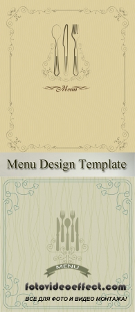 Stock: Menu Design Template 3