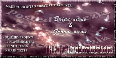 After Effects Project - VideoHive: The Wedding Intro 3 - 155402