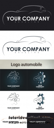 Stock: Logo automobile and backgrounds