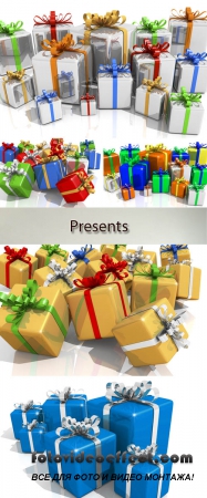 Stock Photo: Gifts and prizes in beautiful packing