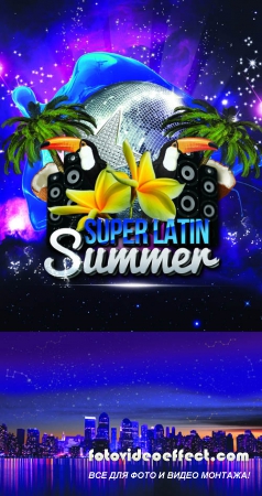 Sources - Summer party in the night city