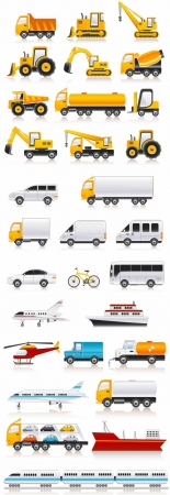 Transport Vehicles Vector