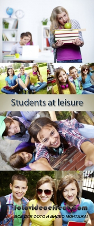 Stock Photo: Students at leisure