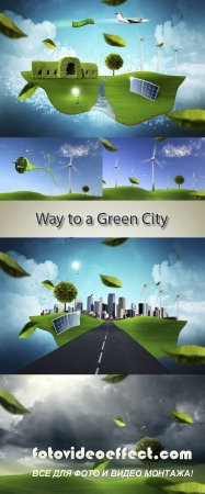Stock Photo:Way to a Green City