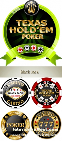 Stock: Design of counters for a casino and Black Jack
