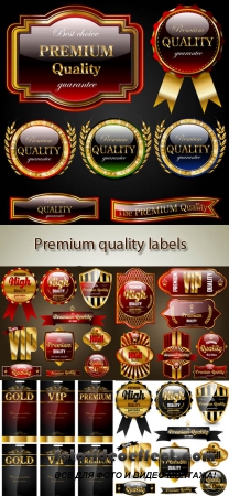 Stock: Premium quality labels and ribbons