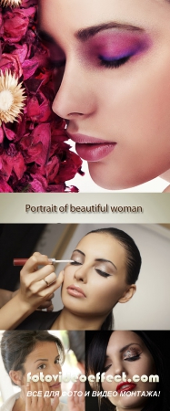 Stock Photo: Portrait of beautiful woman 7