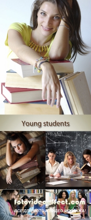 Stock Photo: Young students 12