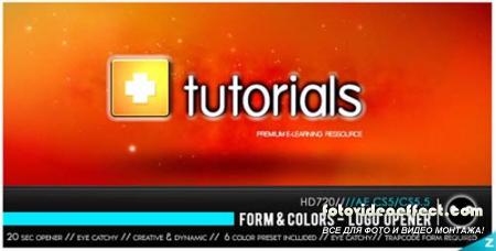Form & Colors - Logo Opener Project for After Effects (Videohive)